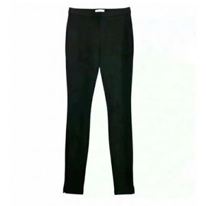 Vince Big Zip Ponte leggings women's dark gray size 4 EUC!